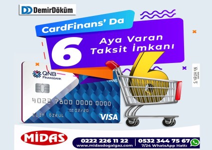 CardFinans'da 6 Aya Varan Taksit İmkanı!